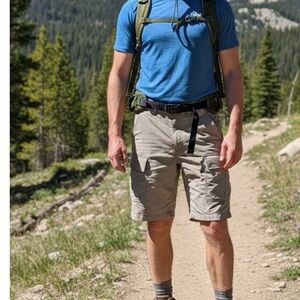 The North Face Men's Tan Cargo Shorts